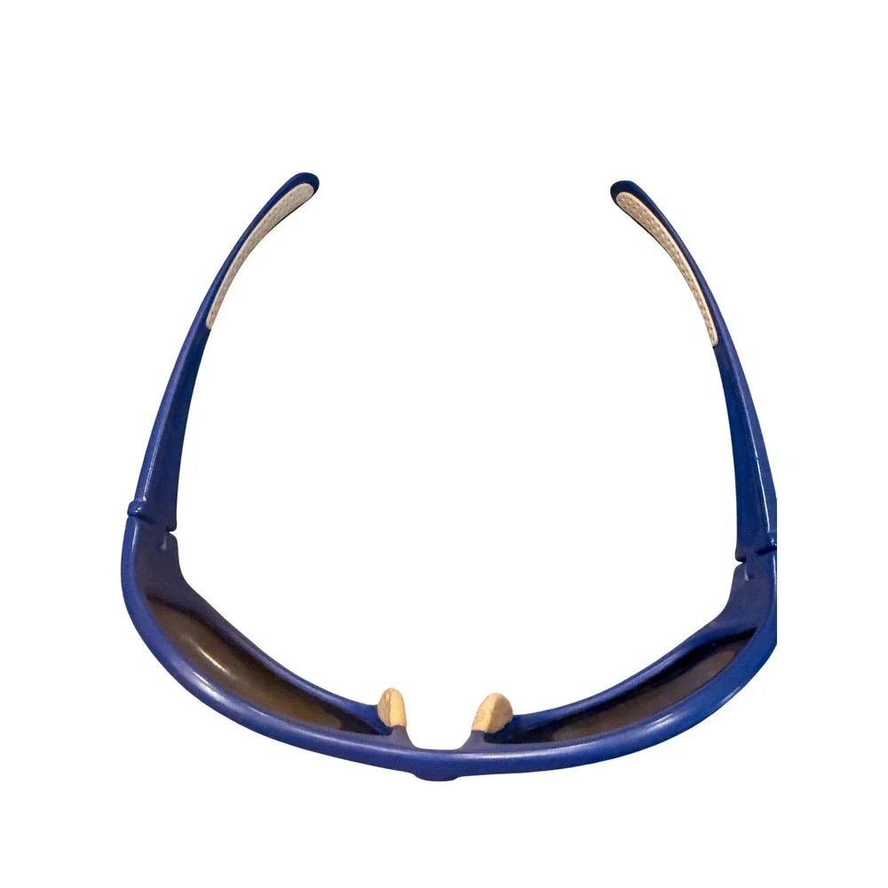 Skechers Blue Wrap Sunglasses‎ Sporty Y2K Shield Retro Activewear Shades